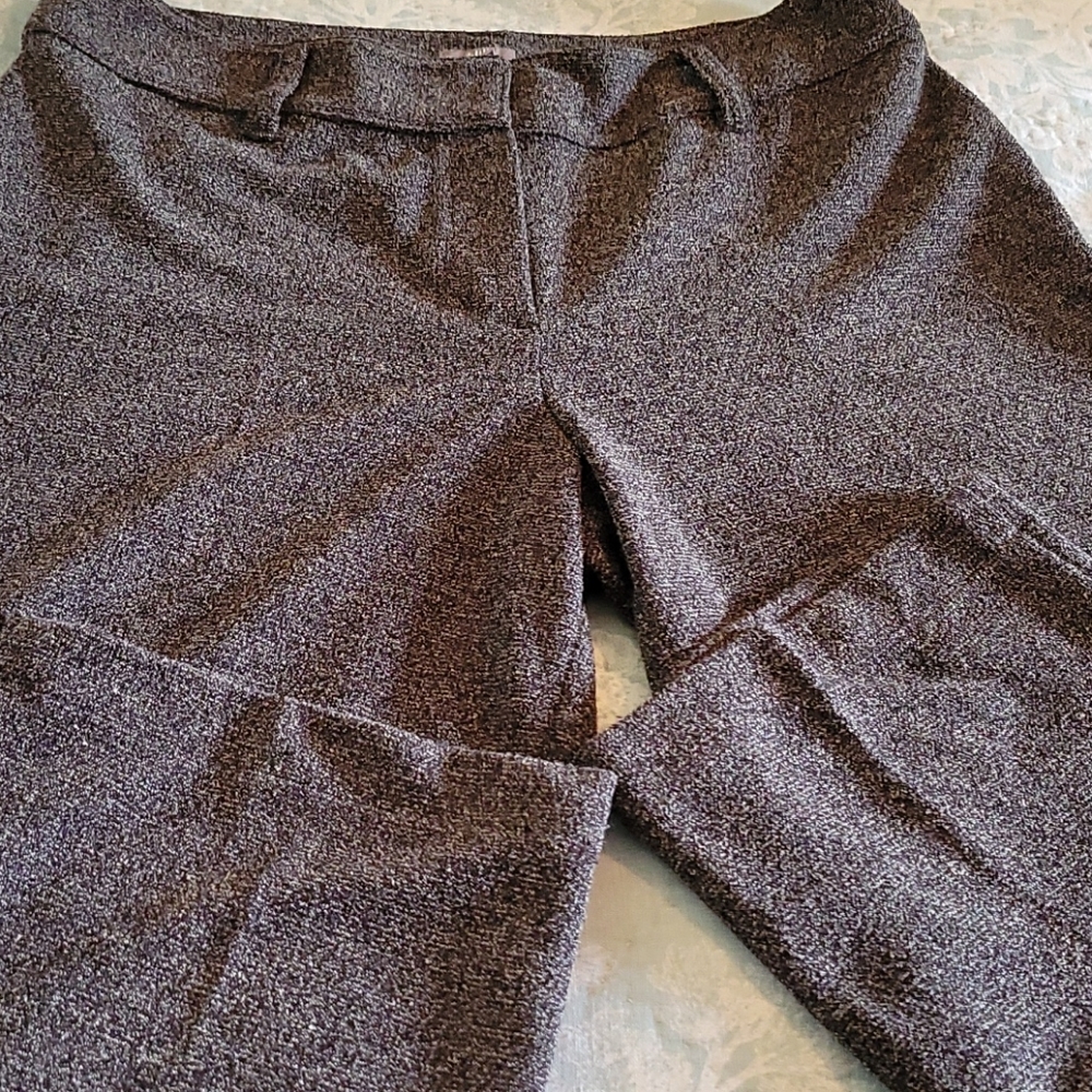J Jill Brown tweed knit pants